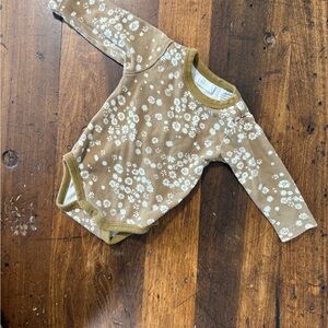 Jamie Kay Floral One Piece in Brown and White